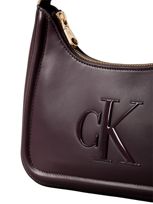 Borsetta prugna in poliuretano Calvin Klein | LV04F3230GBAP